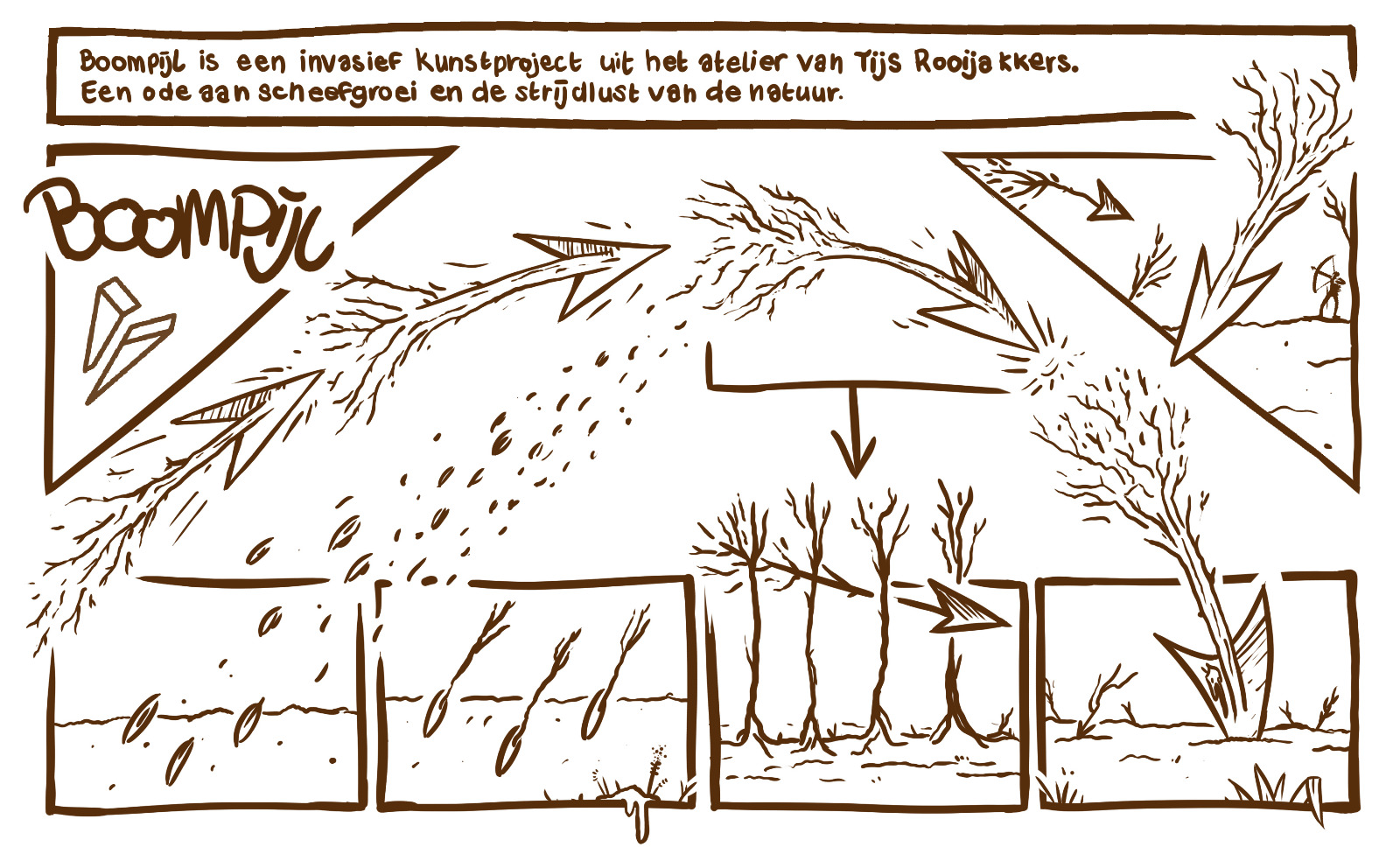 Boompijl Strip